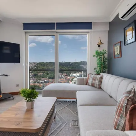 2 Bedroom W Panoramic Bosphorus Views & Cleaning Appartement *