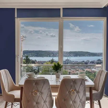2 Bedroom W Panoramic Bosphorus Views & Cleaning * Istanbul